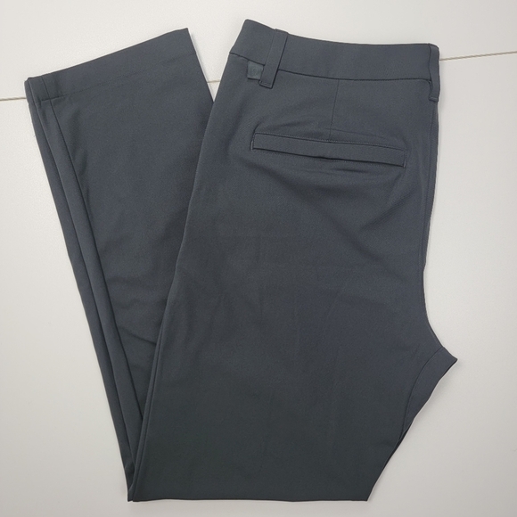 Lululemon Pants Mens 30x29 Gray Commission Flat Front Chino Trousers Pre-owned